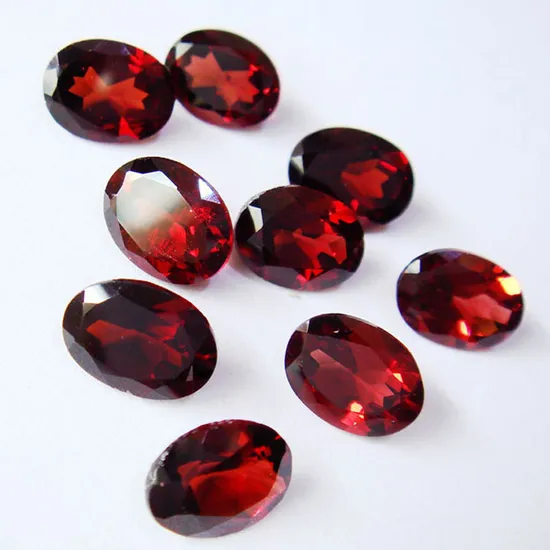 Good Quality Machine Cut CZ Garnet 3A Loose Cubic Zirconia Stones
